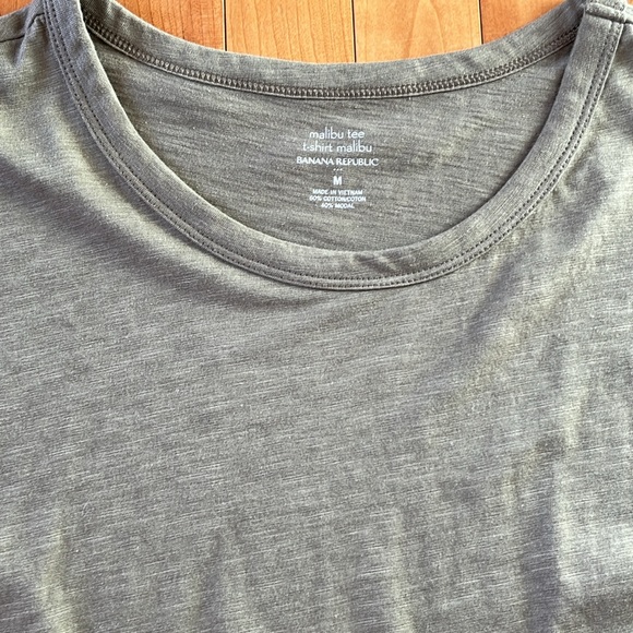 BR Factory M Fatigue Green Cap Sleeve Tee - Picture 2 of 5